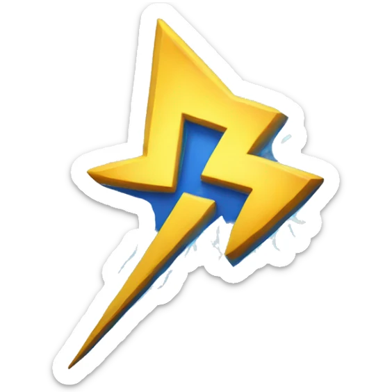 lightning sticker