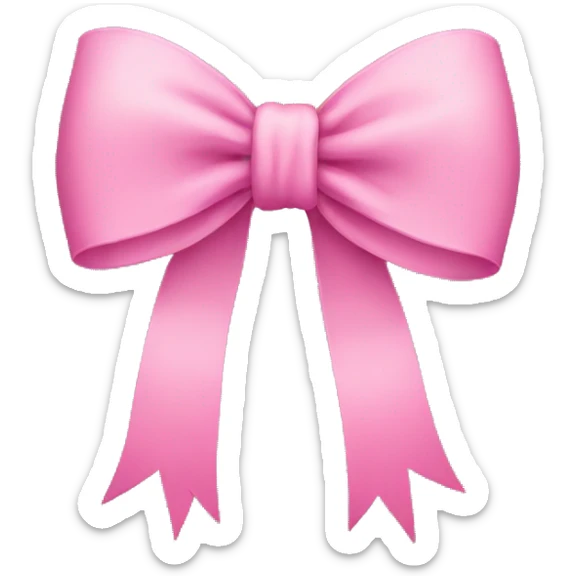 Pretty bow sticker