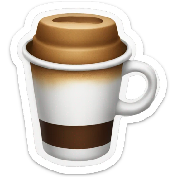 Coffee sticker