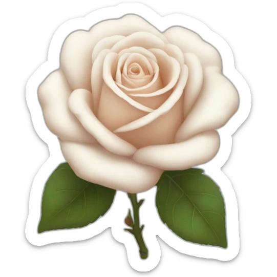pied rose sticker