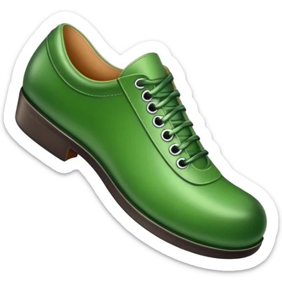 Sapato verde sticker
