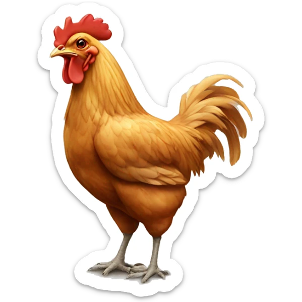 Chicken sticker