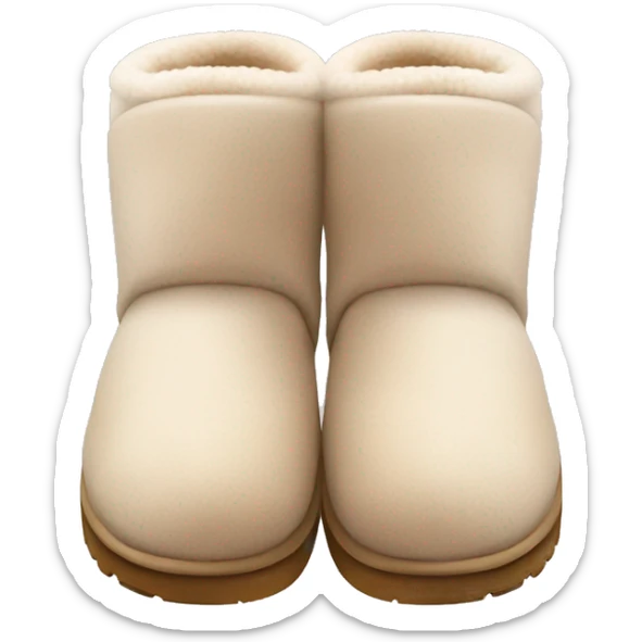 Ugg slippers sticker