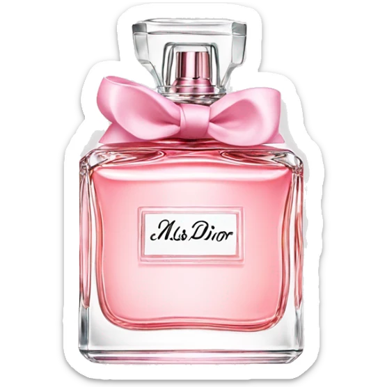 Miss dior perfume sticker