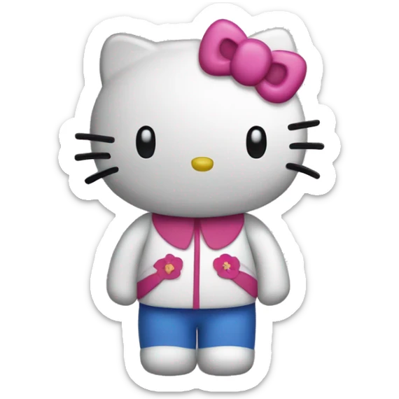 hello kitty  sticker