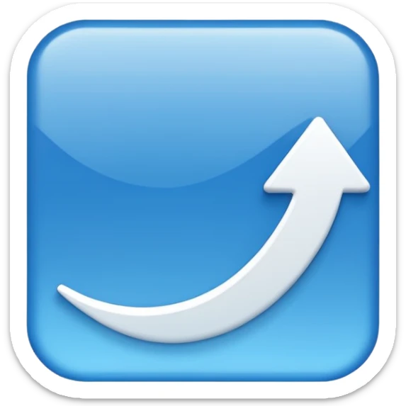 I want to make an verified emoji with an blue square and checkmark in it that is sideways sticker