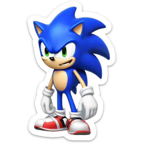 Sonic sticker
