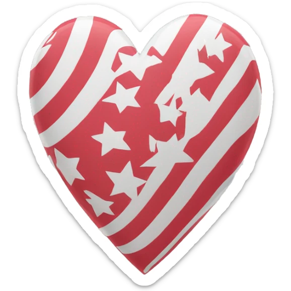 Heart shapedRomani Flag  sticker