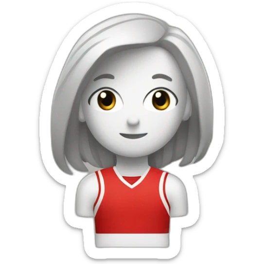 Cúcuta deportivo con camiseta rojo y negra sticker