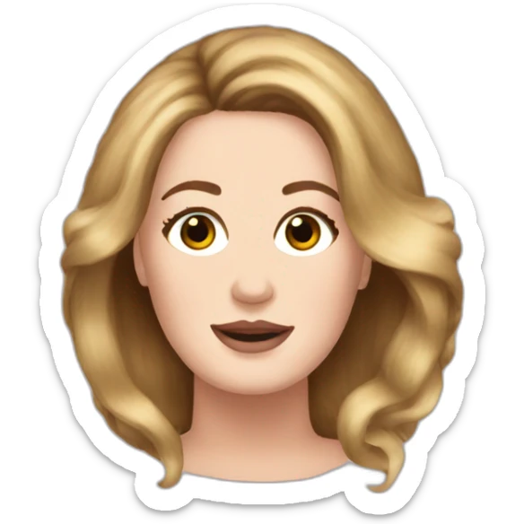 Adele hair sticker
