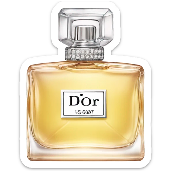 Dior perfume sticker