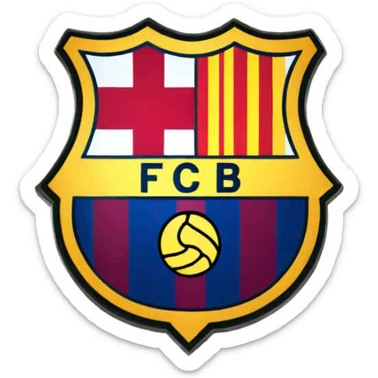 Barcelona logo sticker