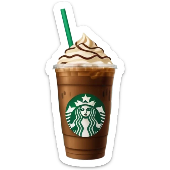 Starbucks iced coffee with Dubai chivalry bar with green filling and burn Khalifa  sticker