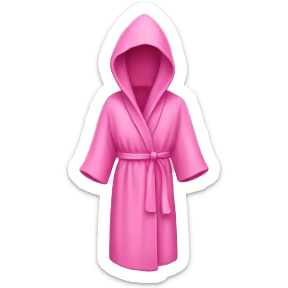 Pink robe sticker