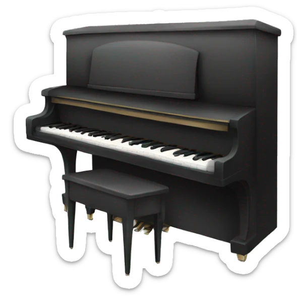 Piano sticker