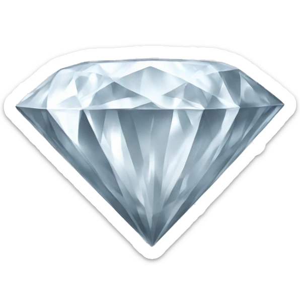 white-realistic-diamond sticker
