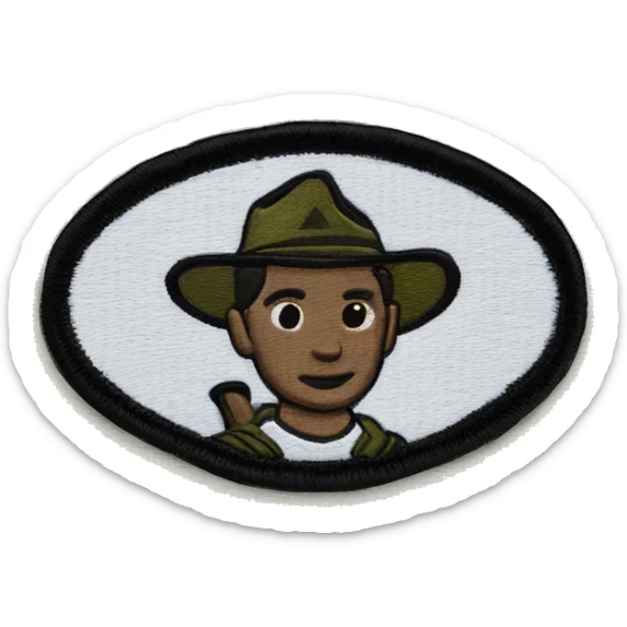 scout patch sticker