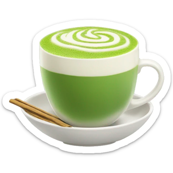 matcha latte sticker