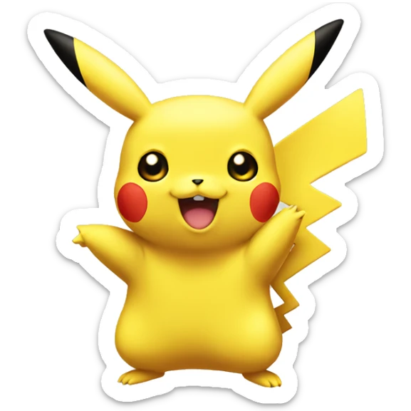 Pikachu sticker