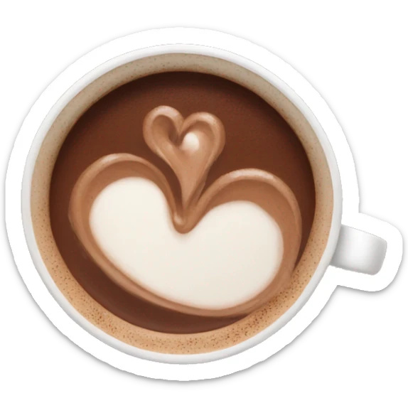 hot chocolate sticker