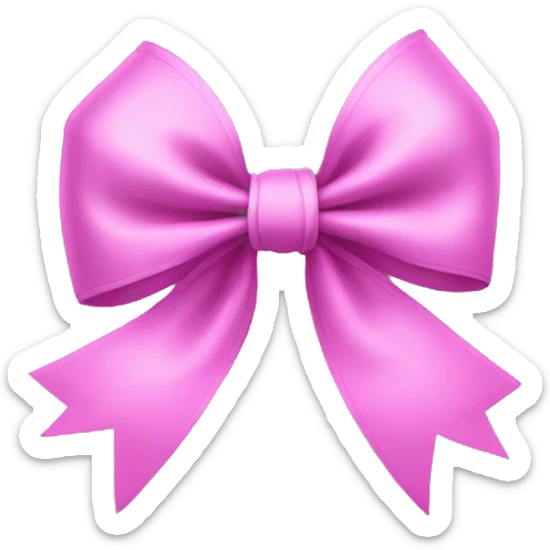 Coquette bow sticker