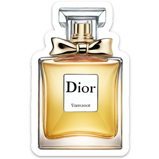 Dior perfume sticker