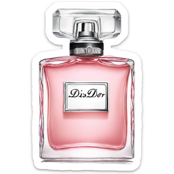 Miss dior perfume sticker