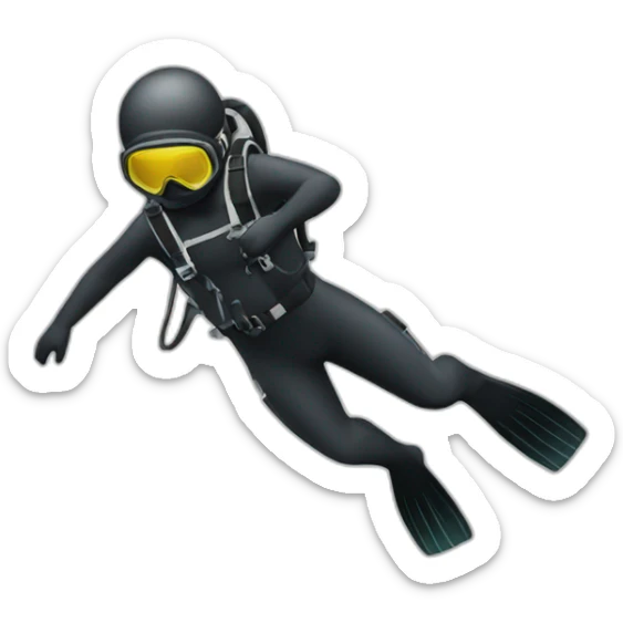 diver sticker