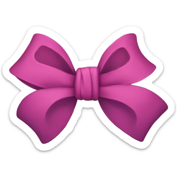 Bow sticker