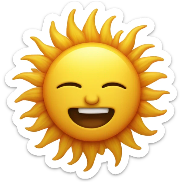 Sun sticker