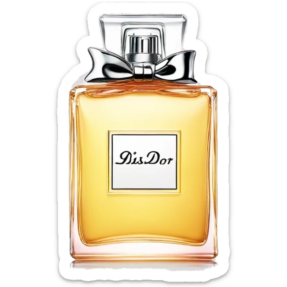 Miss dior perfume sticker