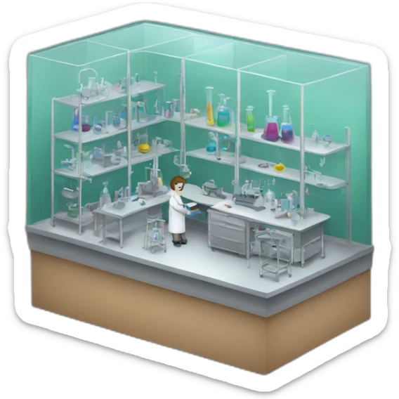 Laboratory sticker