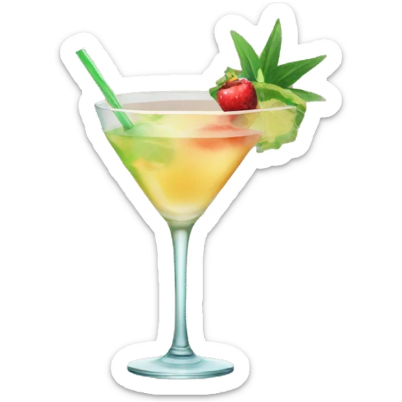 Summer cocktail  sticker