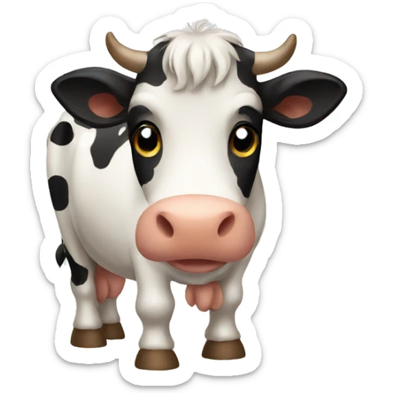 Cow sticker