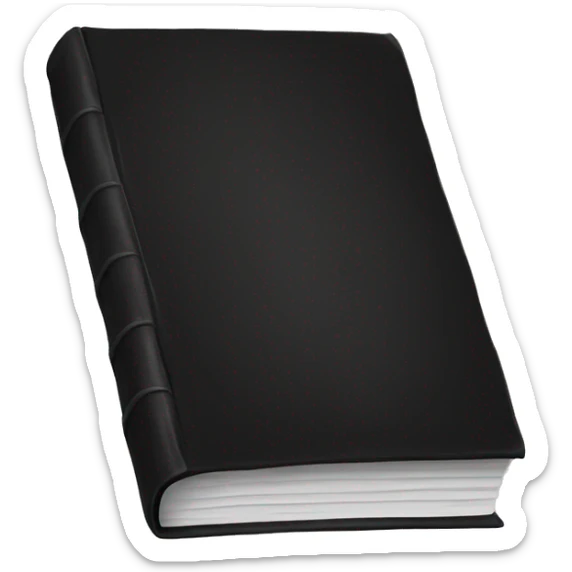 Black book sticker