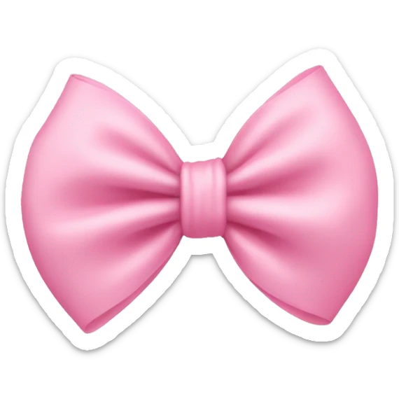 Baby pink bow  sticker
