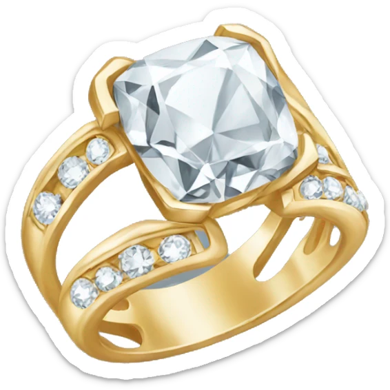 diamond ring sticker