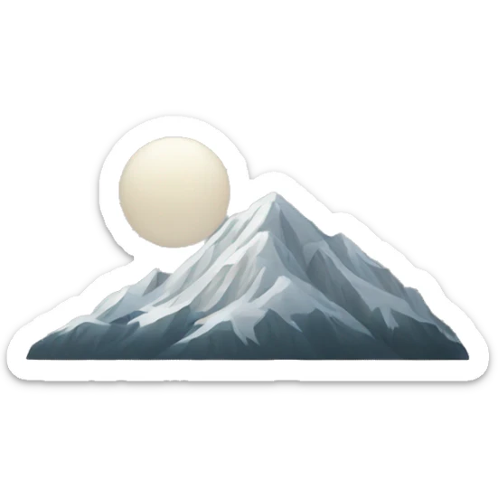 mountain sticker
