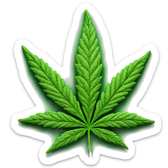 marijuana  sticker