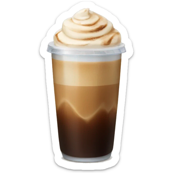 Ice coffee sticker