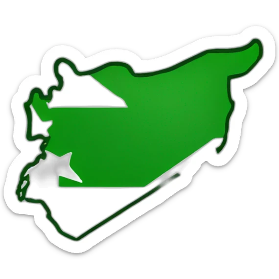 syria green sticker