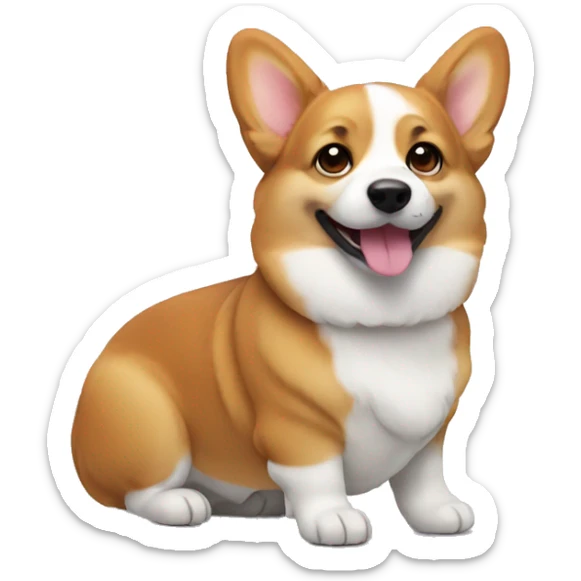 Corgi sticker