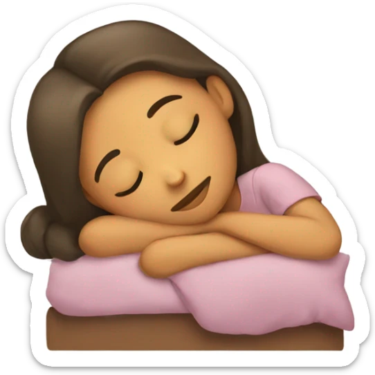 girl sleeping  sticker