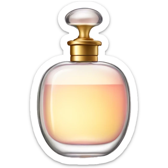 Perfume bottle sticker