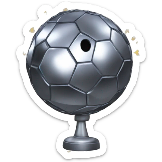 bow disco ball sticker