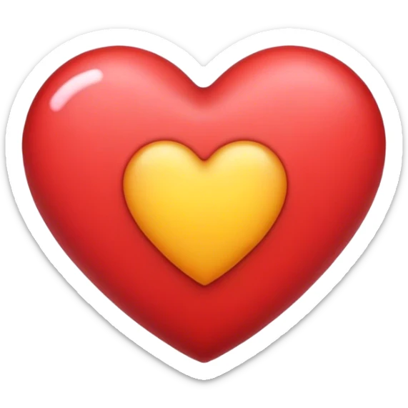 Heart sticker
