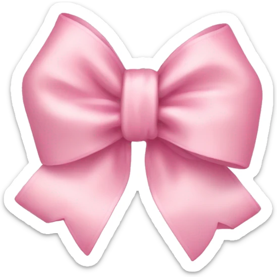 Baby Pink bow  sticker