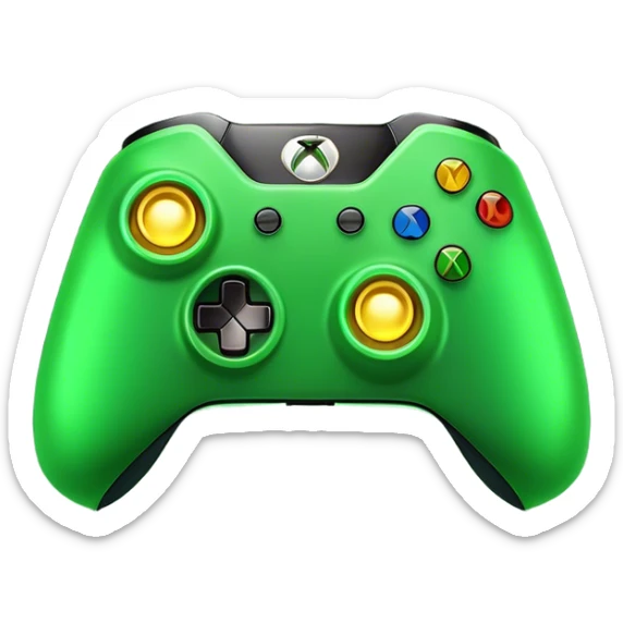 Clash of Clans aesthetic: Cinematic Playful Xbox Memory Card Portrait Emoji, rendered in a 3D vector-style similar to standard emojis with minimal shading and bold, simplified shapes. A compact, distinct form with signature details, softly glowing with a modern gaming energy charm. Simplified yet unmistakably iconic, highly detailed and consistent, glowing with a soft radiance and high shine. Stylized with a touch of next-gen innovation and a soft glowing outline, capturing the essence of a beloved gaming relic with a friendly, playful manner! sticker