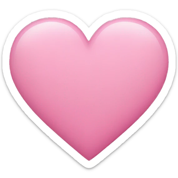 pink heart sticker