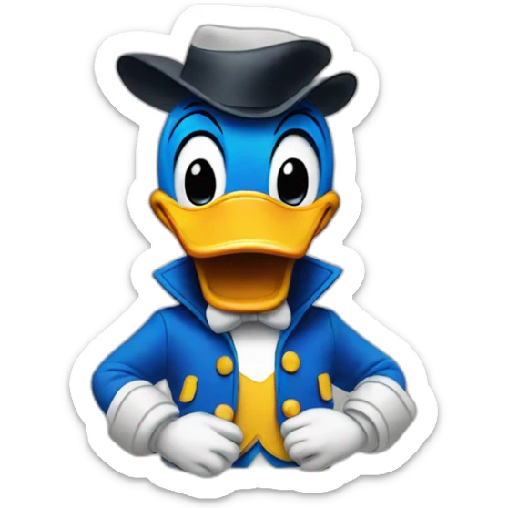 Donald Duck sticker